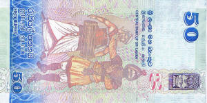 P124 Sri Lanka 50 Rupees year 2010