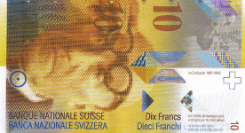 P67a Switzerland 10 Franken Year 1995/2000