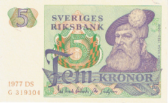 P51d Sweden 5 Kronur diff. years