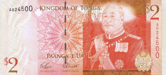 P38 Tonga 2 Pa'anga year 2008