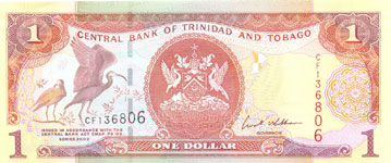 P41a Trinidad & Tobago 1 Dollar Year 2002