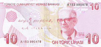 P223 Turkey 10 Lira year 2009