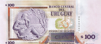 P 88a Uruguay 100 Pesos year 2008