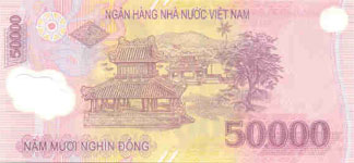 P121c Vietnam 50.000 Dong Year nd Polymer2005