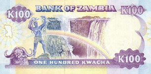 P34 Zambia 100 Kwacha Year nd