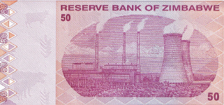 P 96 Zimbabwe 50 Dollar 2009